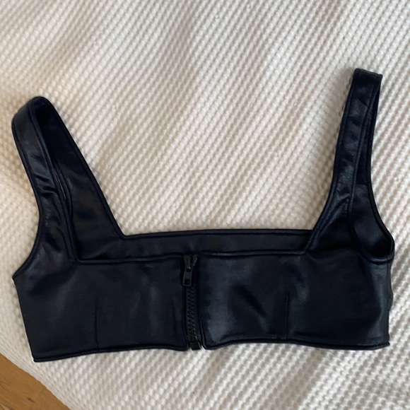 Brognano Leather bra top - Picture 7 of 7
